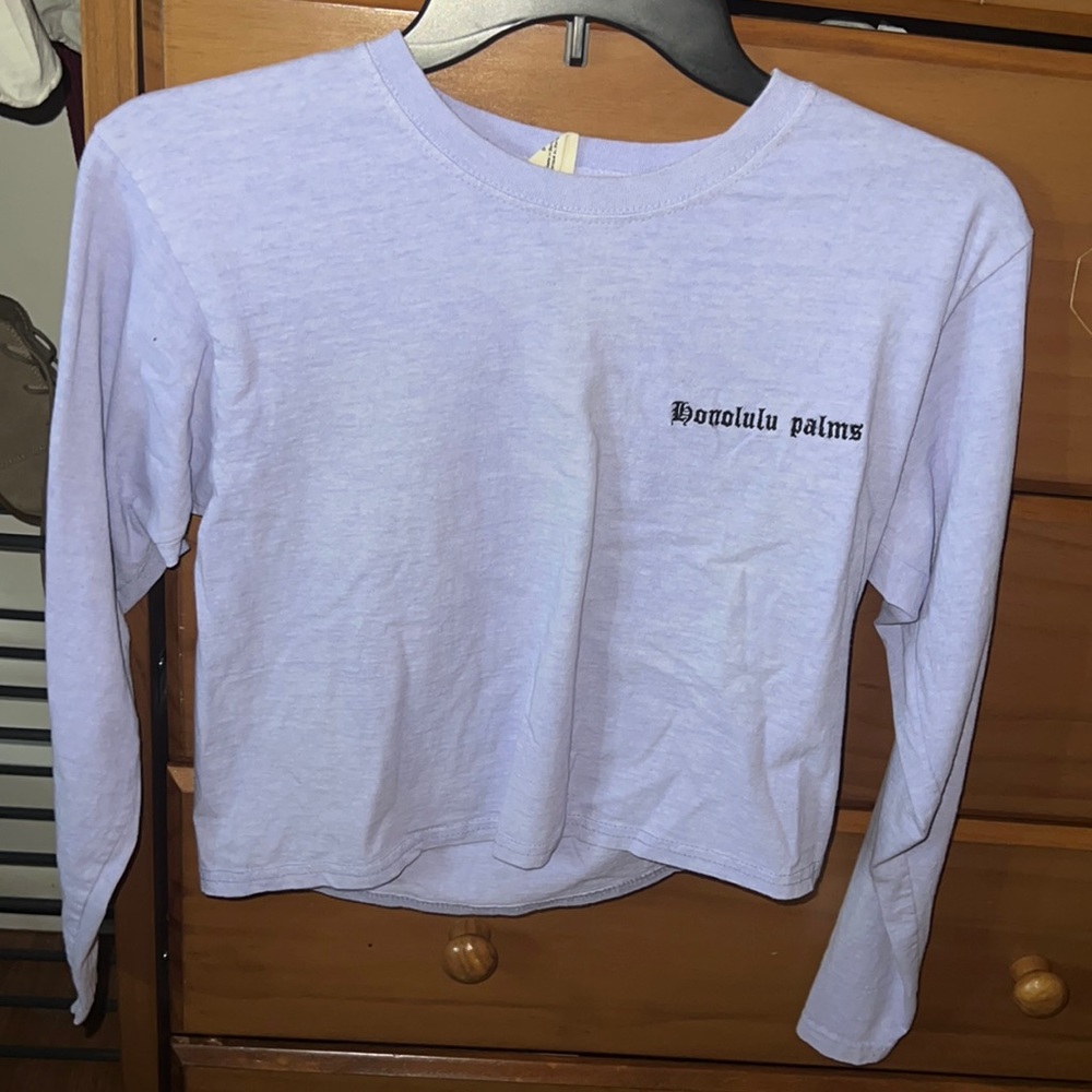 Cropped Long Sleeve Shirt